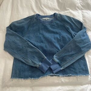 OAK + FORT DENIM TOP